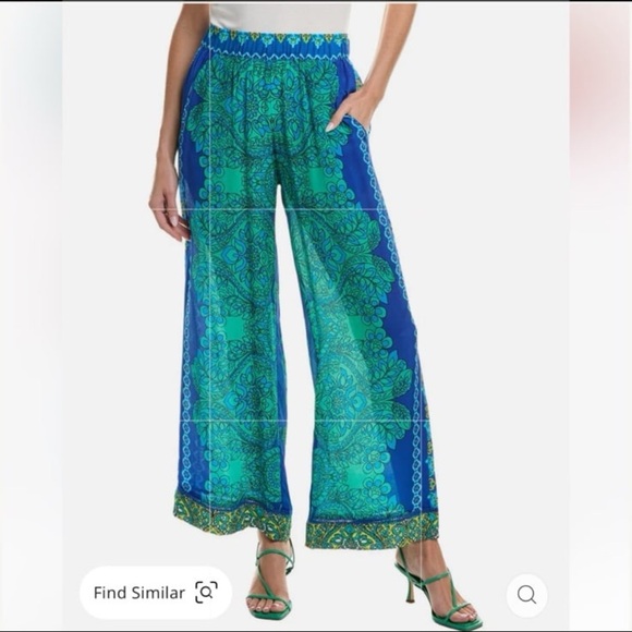 NWT JOHNNY WASVilla Silk Pant